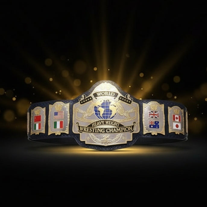 WWF Hulk Hogan 86 Wrestling Championship Replica Title Belt