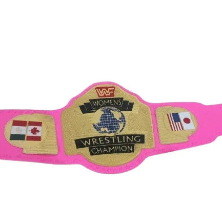 WWF Women Heavyweight Wrestling Championship Replica Title Belt