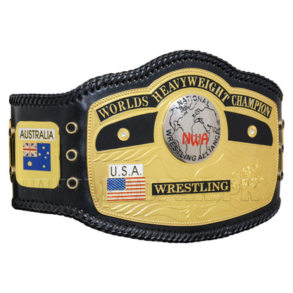 NWA Domed Globe World Wrestling Championship Replica Tittle Belt