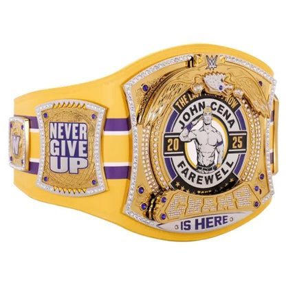 2025 John Cena Farewell Spinner Replica Belt – Bakersfield Tour Exclusive