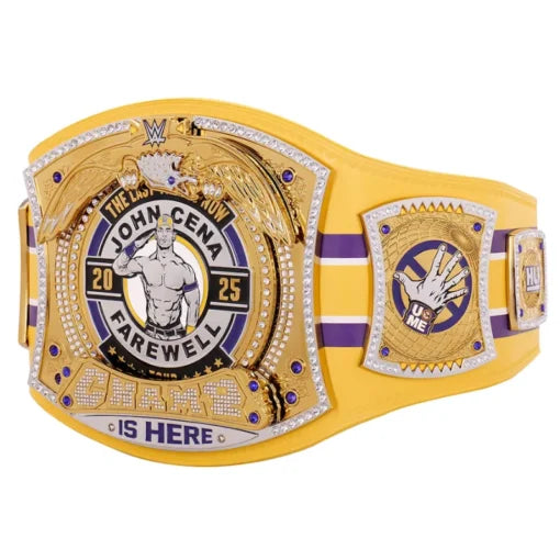 2025 John Cena Farewell Spinner Replica Belt – Bakersfield Tour Exclusive