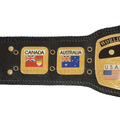 NWA Domed Globe World Wrestling Championship Replica Tittle Belt
