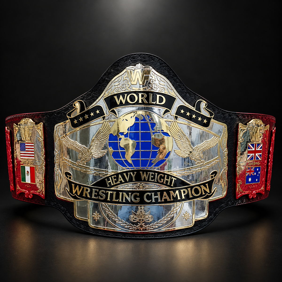 WWF Hulk Hogan 86 Wrestling Championship Replica Title Belt