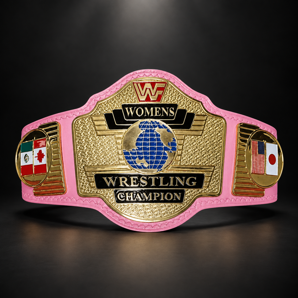 WWF Women Heavyweight Wrestling Championship Replica Title Belt