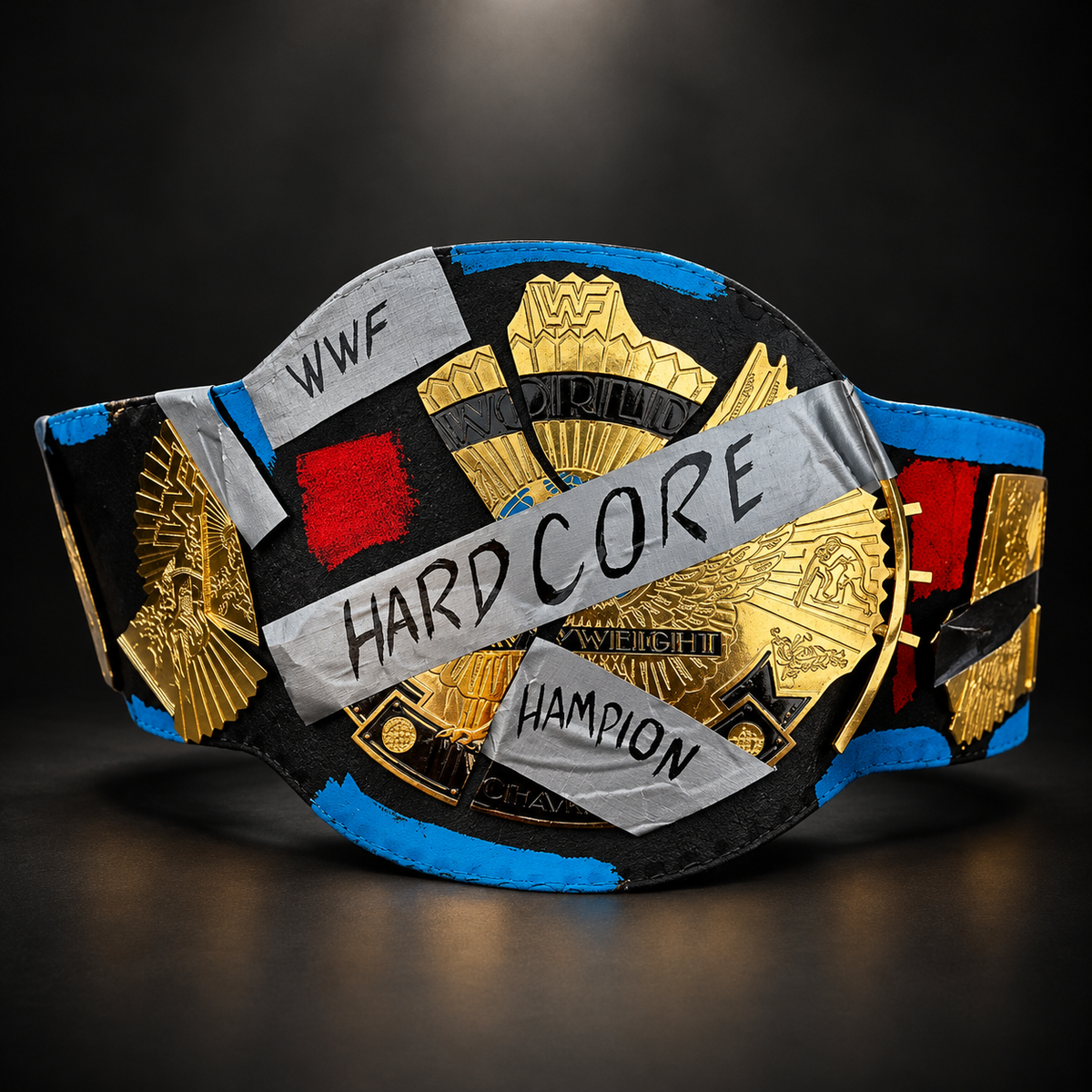 WWF Hardcore Championship Replica Title Belt