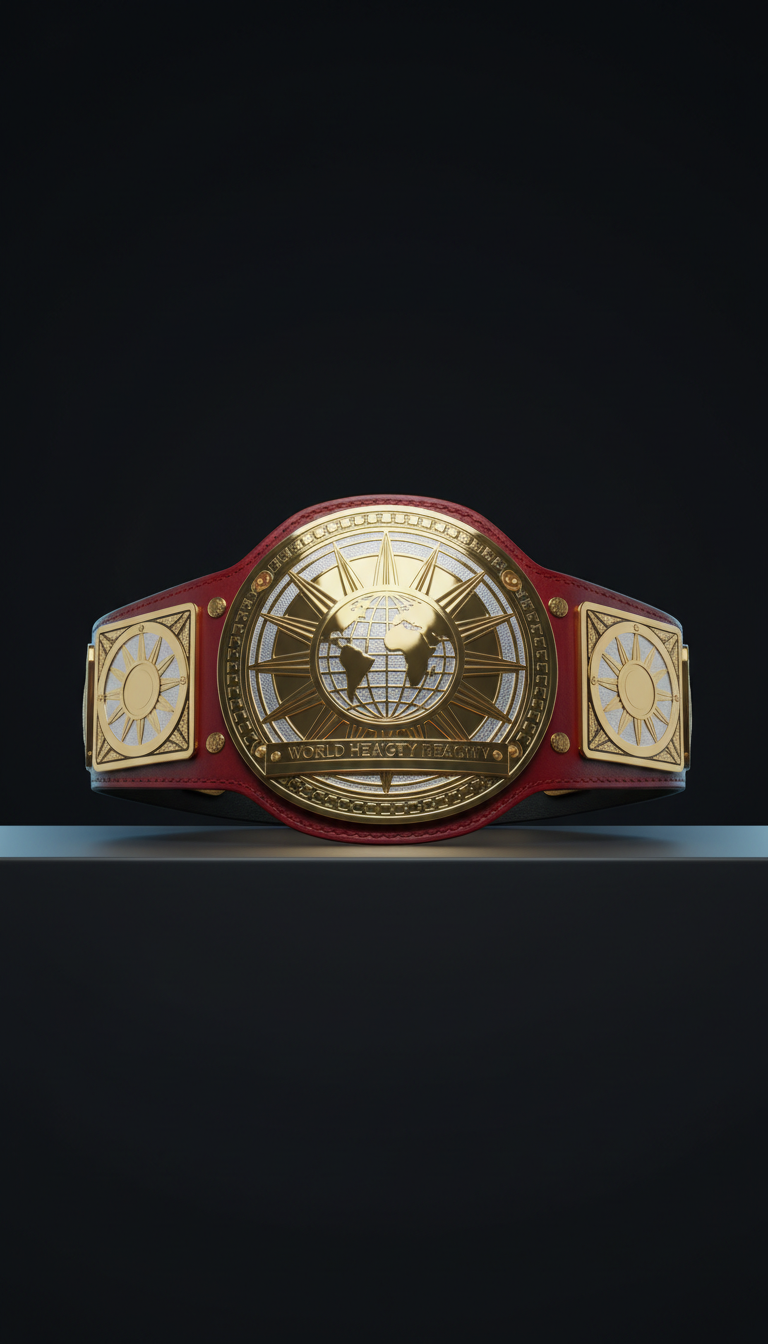 World Heavyweight Championship Metal Plate