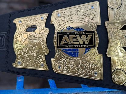 AEW INTERNATIONAL CHAMPIONSHIP BELT AEW REPLICA WRESTLING TITLE 2MM BRASS