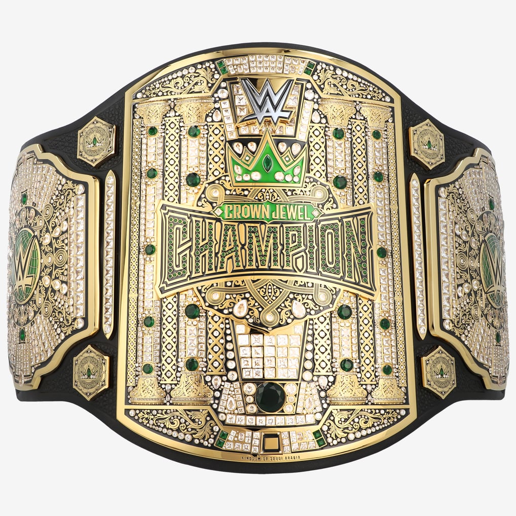 WWE Crown Jewel Men's Championship Title Belt