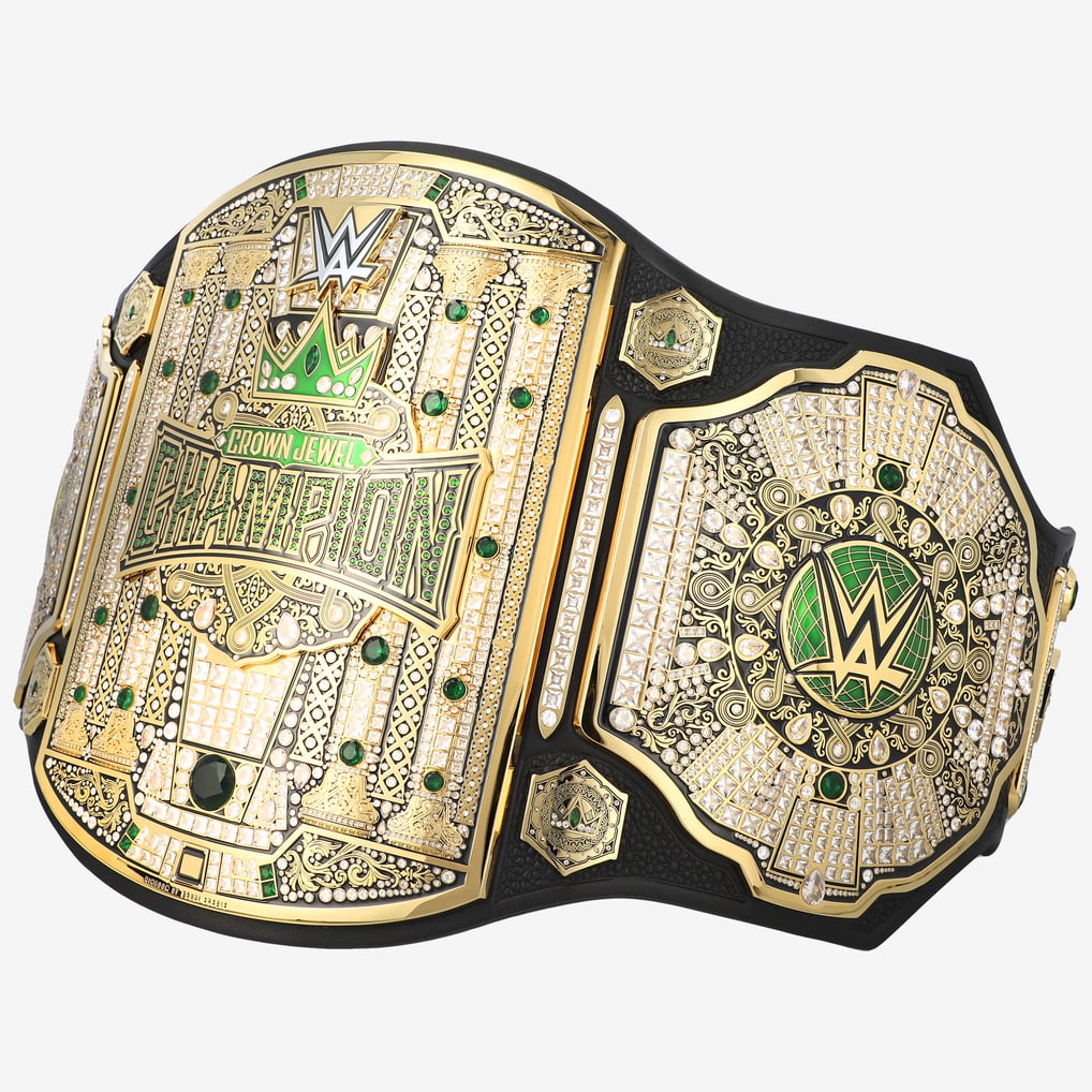 WWE Crown Jewel Men's Championship Title Belt