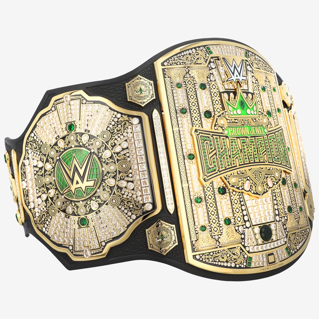 WWE Crown Jewel Men's Championship Title Belt