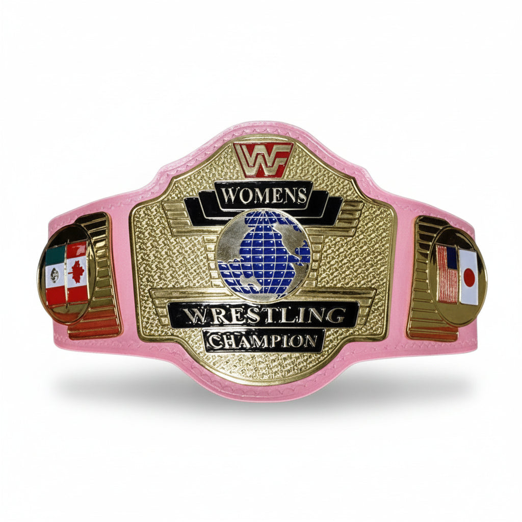 WWF Women Heavyweight Wrestling Championship Replica Title Belt