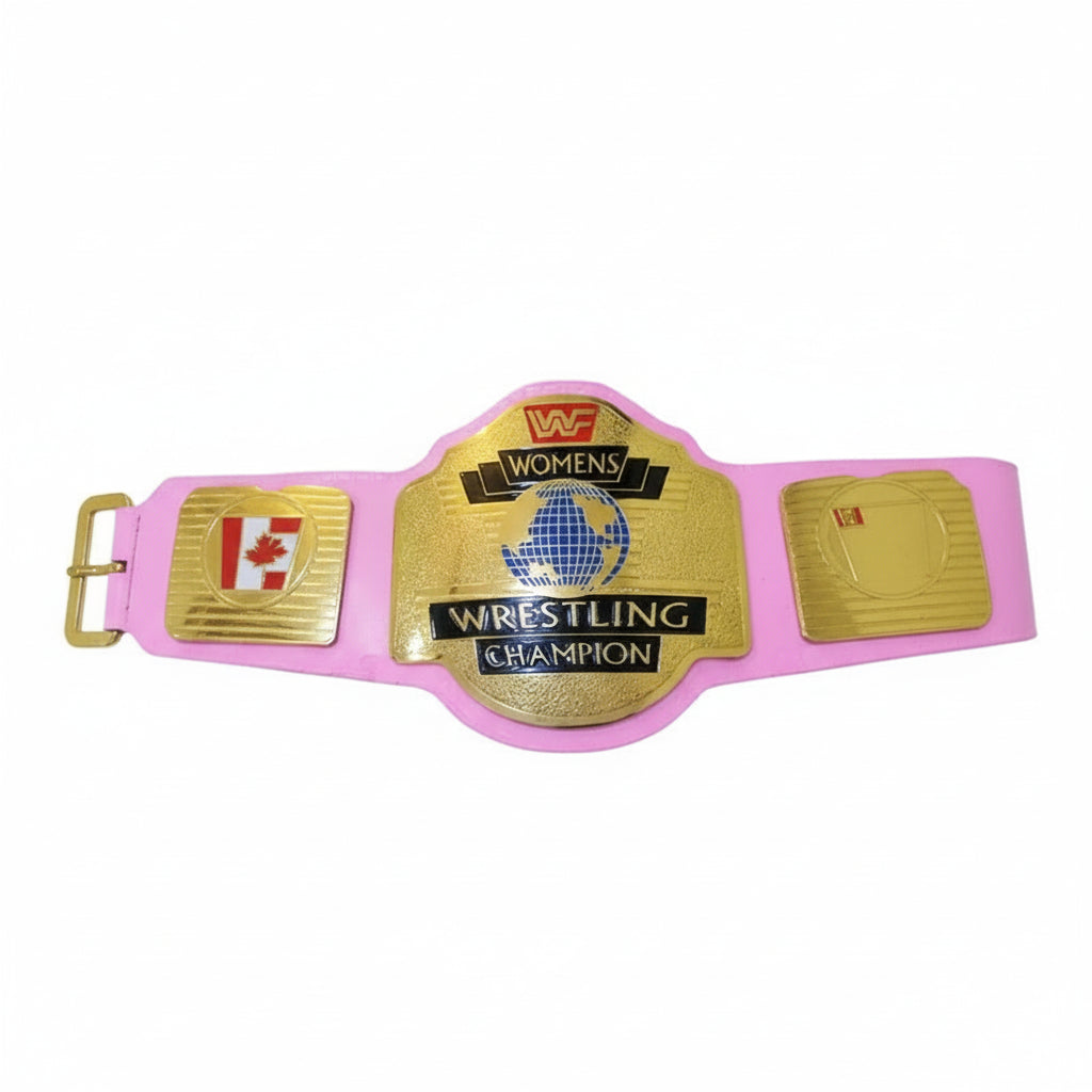 WWF Women Heavyweight Wrestling Championship Replica Title Belt