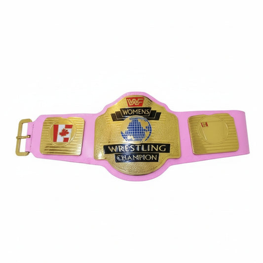WWF Women Heavyweight Wrestling Championship Replica Title Belt